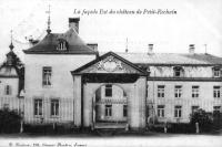 carte postale ancienne de Petit-Rechain La façade Est du château de Petit-Rechain