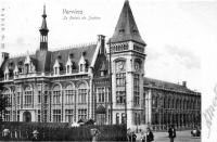 carte postale ancienne de Verviers Le Palais de Justice