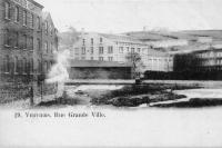 carte postale ancienne de Verviers Rue Grande Ville