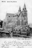 carte postale ancienne de Verviers Eglise Ste-Julienne
