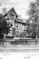 carte postale ancienne de Liège Cointe - Villa des Bouleaux