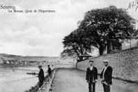 postkaart van Seraing La Meuse, Quai de l'espérance