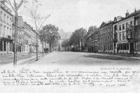 carte postale ancienne de Liège Boulevard de la Sauvenière
