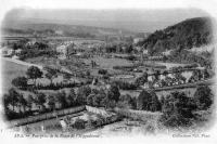 carte postale ancienne de Spa Vue prise de la Route de l'Hippodrome