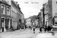 carte postale ancienne de Visé Rue Haute