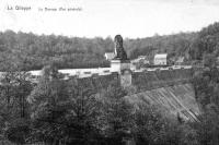 carte postale ancienne de La Gileppe Le Barrage (vue générale)