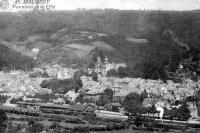 carte postale ancienne de Malmedy Panorama vu de l'Est