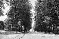 carte postale ancienne de Verviers Avenue Léopold II