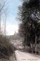 carte postale ancienne de Esneux Route de la Salte