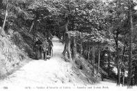 carte postale ancienne de Spa Sentier d'Annette et Lubin