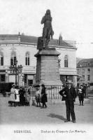 carte postale ancienne de Verviers Statue de Chapuis (Le Martyr)