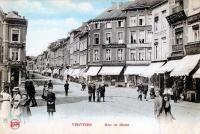 carte postale ancienne de Verviers Rue de Dison