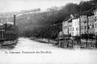 carte postale ancienne de Verviers Promenade des RÃ©collets