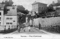 carte postale ancienne de Verviers Pont d'Andrimont