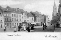 carte postale ancienne de Verviers Place Saucy