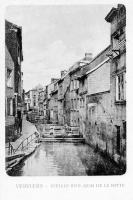 carte postale ancienne de Verviers Vieille rue - Quai de la Batte