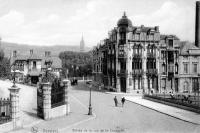 carte postale ancienne de Verviers Entrée de la rue de la Concorde