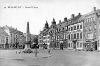 carte postale ancienne de Malmedy Grand'Place