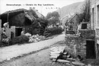 carte postale ancienne de Remouchamps Chemin du Ruy Lambierre