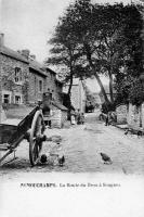 carte postale ancienne de Remouchamps La route du Brou à Sougnez