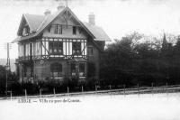 carte postale ancienne de Liège Villa au parc de Cointe