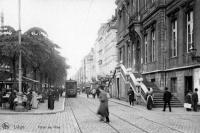 carte postale ancienne de Liège Hôtel de ville