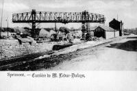 carte postale ancienne de Sprimont Carrière de M. Leduc - Dufays