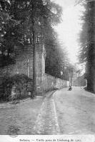 carte postale ancienne de Dolhain Vieille porte de Limbourg de 1707