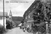 carte postale ancienne de Stoumont Moulin-du-Ruy - Centre du village