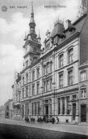 carte postale ancienne de Hasselt Hôtel des Postes