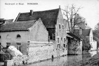 carte postale ancienne de Tongres Boulevard et Geer
