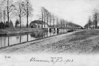 carte postale ancienne de Bree Vue du Canal