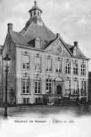 carte postale ancienne de Hasselt L'Hôtel de ville