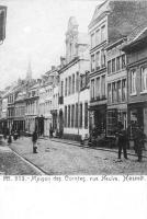 carte postale ancienne de Hasselt Maison des Comtes, rue Neuve.