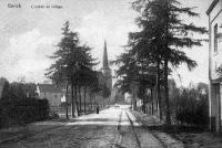 carte postale ancienne de Genk L'entrée du village