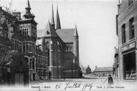carte postale ancienne de Neerpelt Markt