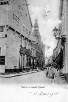 carte postale ancienne de Hasselt Rue de la Chapelle