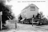 carte postale ancienne de Genk Hôtel des artistes. Prpriétaire, Madame Van Doren