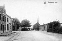 carte postale ancienne de Maaseik La Gare