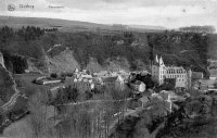 carte postale ancienne de Durbuy Panorama