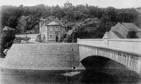 carte postale ancienne de Durbuy Le Petit Pont