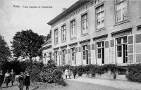 postkaart van Aarlen Ecole moyenne des Demoiselles