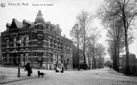 carte postale ancienne de Virton Virton-St Mard avenue de la Station