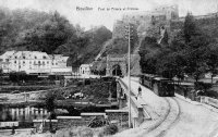 carte postale ancienne de Bouillon Pont de France et ChÃ¢teau