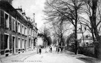 carte postale ancienne de Neufchâteau L'Avenue de la Gare