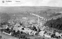 carte postale ancienne de Houffalize Panorama