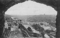 carte postale ancienne de Bouillon Panorama pris d'une meutrière du Château