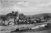 carte postale ancienne de Laroche Vue prise de la route du ChÃ¢let