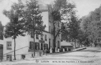 carte postale ancienne de Laroche HÃ´tel du Sud (propriÃ©taire J.B. Brasseur-Lambert)