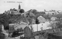 carte postale ancienne de Florenville Panorama